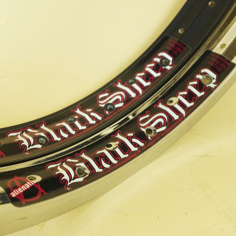 BMX Bike Rim, 36 Holes Skeleton, Widened Double Aluminum RIM Action, Stunt Bike Wheel Accessories, 18 Inch