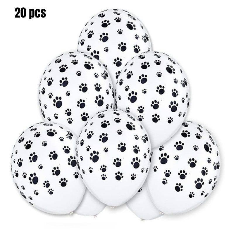 Puppy Dog Paws Party Supplies Tableware Plates Cups Tablecloth Banner Birthday