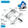 Handheld Marble Cutter: Multi-Function Woodworking Saw with Base Plate and Positioning Bracket