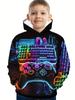 Children Hoodies Long Sleeve Kids Clothes Boys Stylish Autumn Tops 3D Gamepad Print Casual Outdoor Clothes Children's Clothing