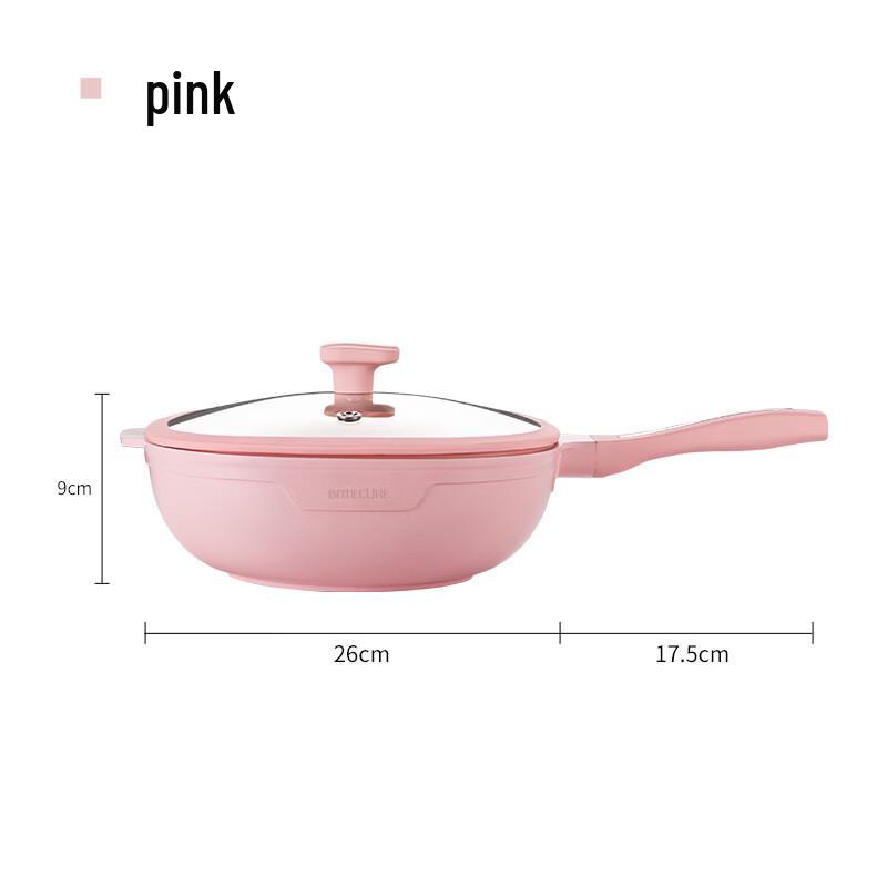 Handun Titanium Ceramic Non-stick Square Pot with Steamer