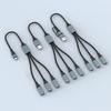 Aluminum Alloy Shell Multiple Splitter Adapter TPE Plastic USB Power Charging Hub  Power Charging