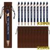 25Sets Customizable Ballpoint Pens Luxury Soft Touch round Writing Tools with Brown Cases - Includes 25 Pens And 25 Brown Bags