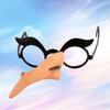 Halloween Party Glasses Witch Nose Glasses Fancy Dress Funny Eye Glass Frame Witch Cosplay Props