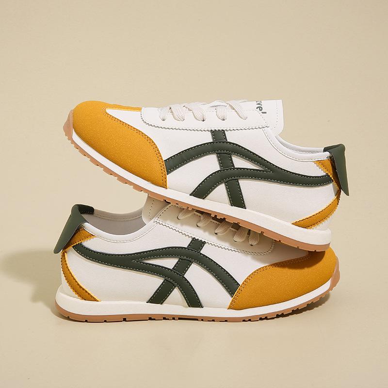 

Маленькие белые туфли женские весна новые студенческие повседневные спортивные универсальные кеды Форрест Гамп 40 жёлтый