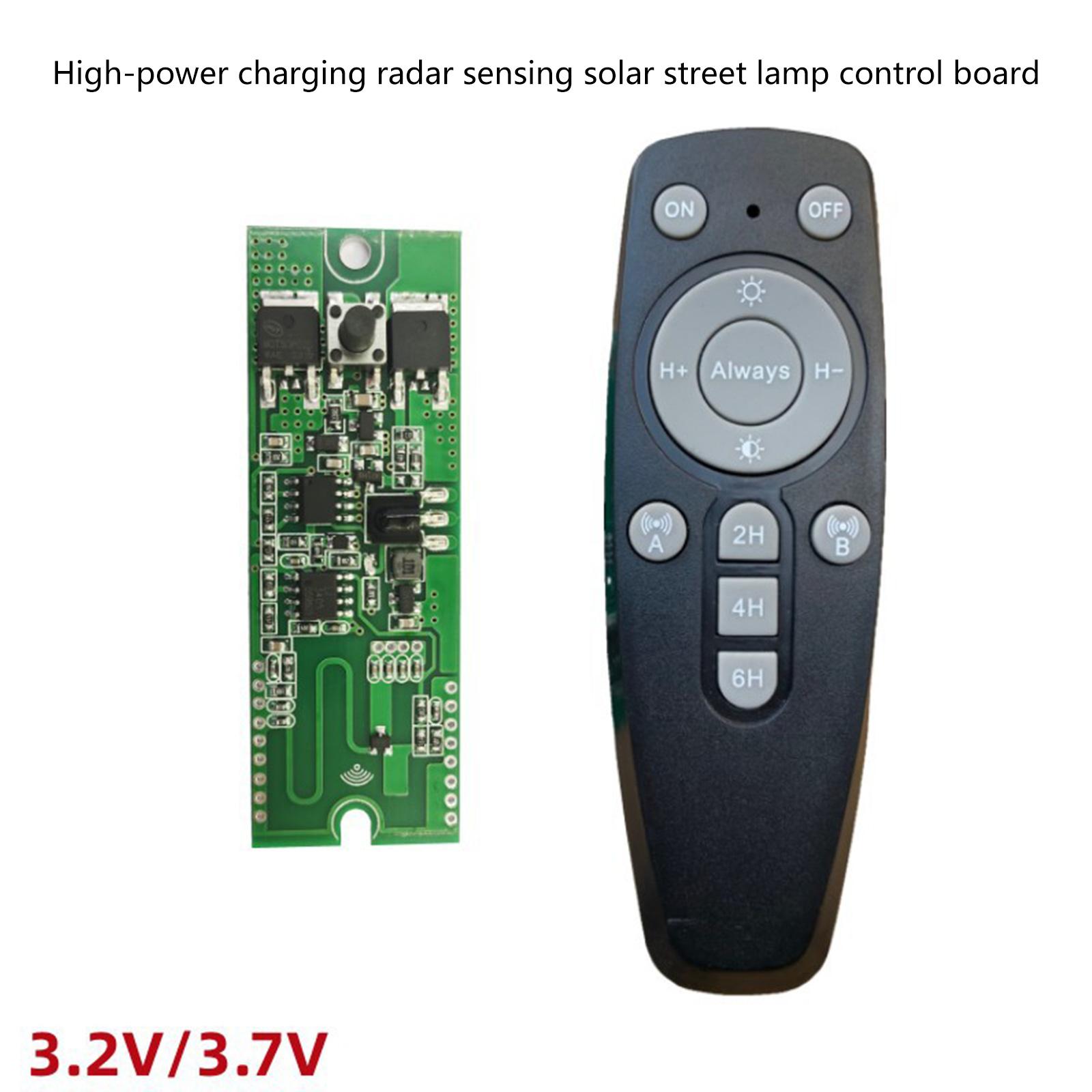 

Solar Light Circuit Board Remote Controller Human Body Sensing LED Control Module for Solar Integrated Street Lamp