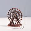 Wheel Statue Figurine Sculpture Collectable Modern Ornament Zine Alloy Home Decor Model For