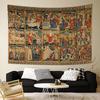 Phoenix Unicorn Series Retro Ethnic Style Tapestry Nordic INS Wall Art Hanging Cloth for Living Room Bedroom Headboard