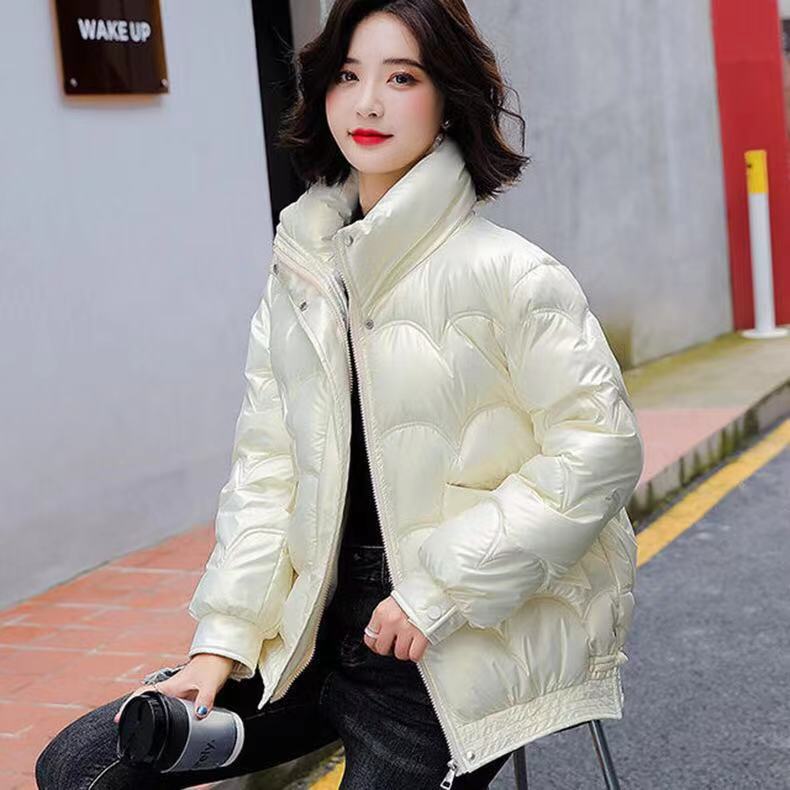 Woman Coat Zip-up Duck Down Jackets for Women Quilted Padded Thick Padding Casual Winter Models Korean Style Clothing Cold