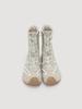 Retro Lace-Up Canvas Boots for Women Balletcore High Top Casual Shoes with Vintage Lace Details