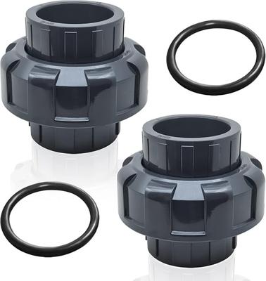 1PCS 20~50mm New Pattern PVC Pipe Union Connector Irrigation Pipe Fittings Aquarium Fish Tank Tube Joints Plastic Pipe Fittings