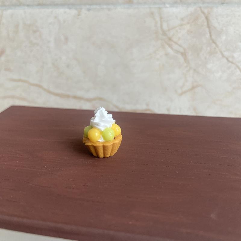 Mini Cute Simulation Cake Model Toy For Doll Accessories Kids Gift 1Pcs Miniature Dollhouse Food Fruit Square Tower