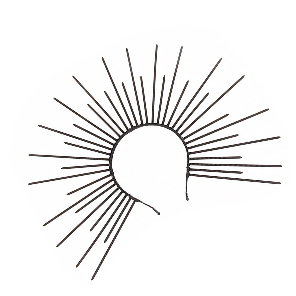 Spiked Headband for Bride Crowns Hairband Stage Performances Hairhoop Female Crownpiece Elegant Church Headpiece