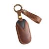Genuine Leather Jeep Key Cover for Grand Commander & Grand Cherokee - Handmade Protective Shell with Buckle