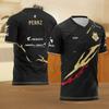 Sommer G2 Esports T-Shirt Spiel Essentials T-Shirt Damen Herren 3D-Druck Übergroße Oberteile Mädchen Jungen Kinder Kurzarm-T-Shirt
