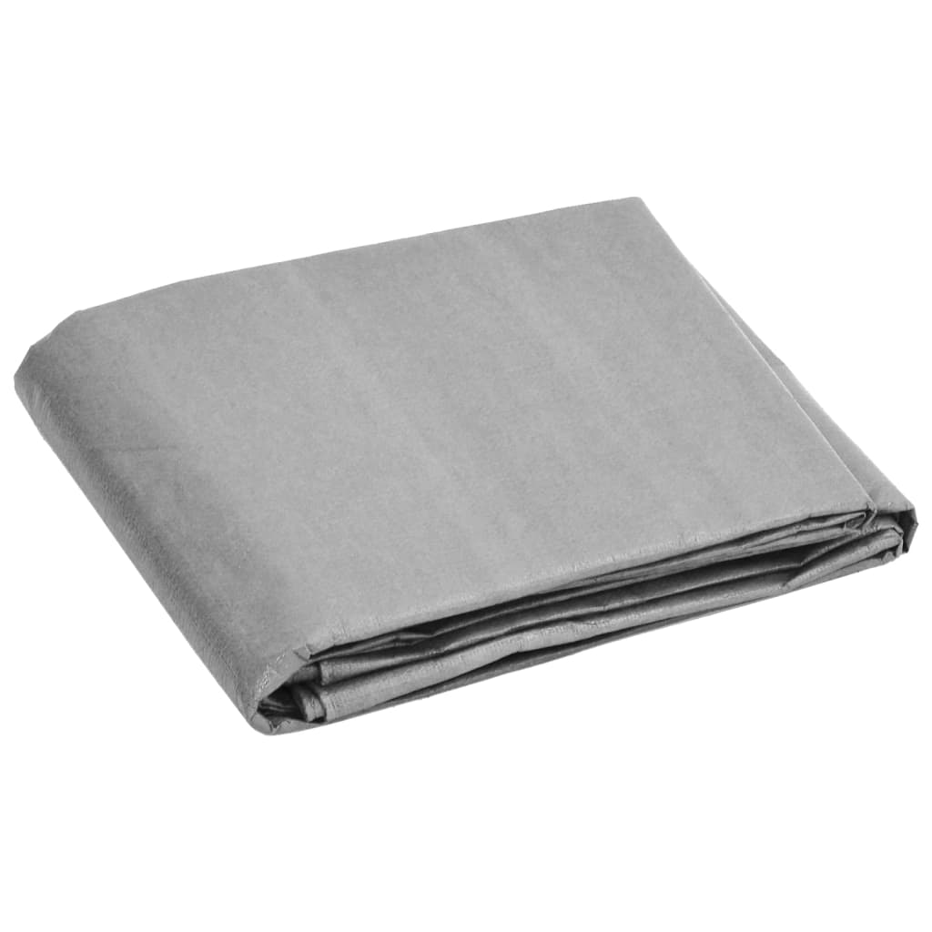 Vidaxl Plandeka, 180 G/M², 8X12 M, Szara, Hdpe