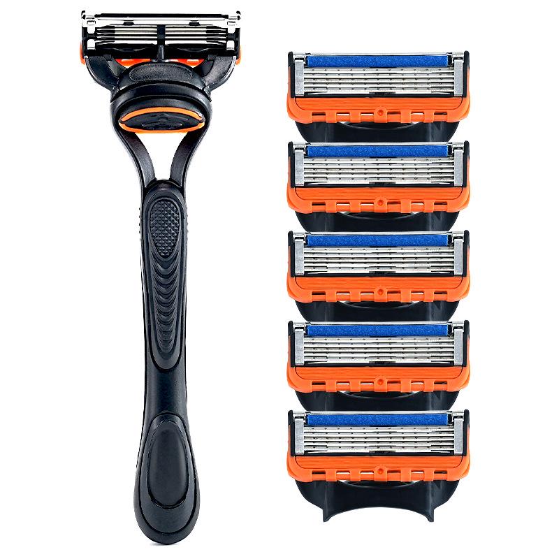 Five-layer Manual Shaver: Universal Blade Holder for Precision Shaving