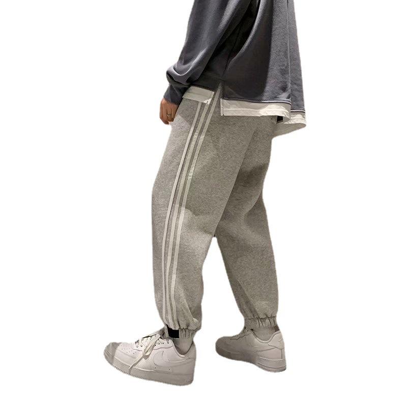 2022 Primavera y Otoño Nuevo Hong Kong Estilo Pantalón Casual de tres  barras Pantalones Deportivos para Hombres Estilo Universitario Ins  Tendencia Pantalones de Pierna Suelta Pantalón comprar a buen precio —  entrega