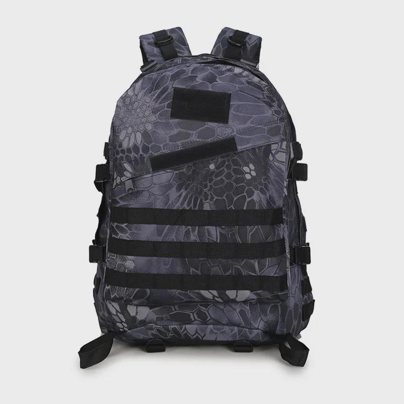 3D Outdoor Waterproof Camouflage Tactical Backpack - Large Capacity Sports Bag for Men and Women