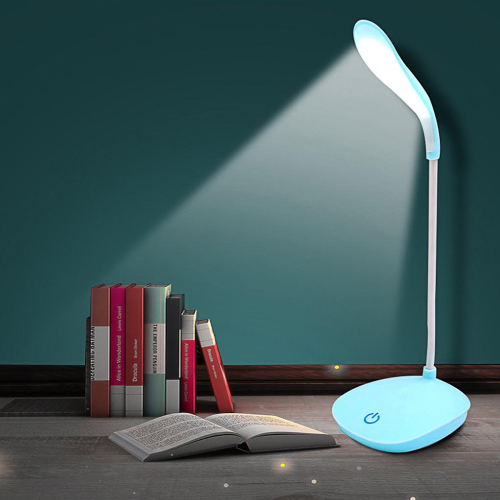 Tischlampe für Büro, USB-aufladbare Desktop-Lampe, 3 Modi, einstellbar, Wohnzimmer, Schlafzimmer, Leselicht