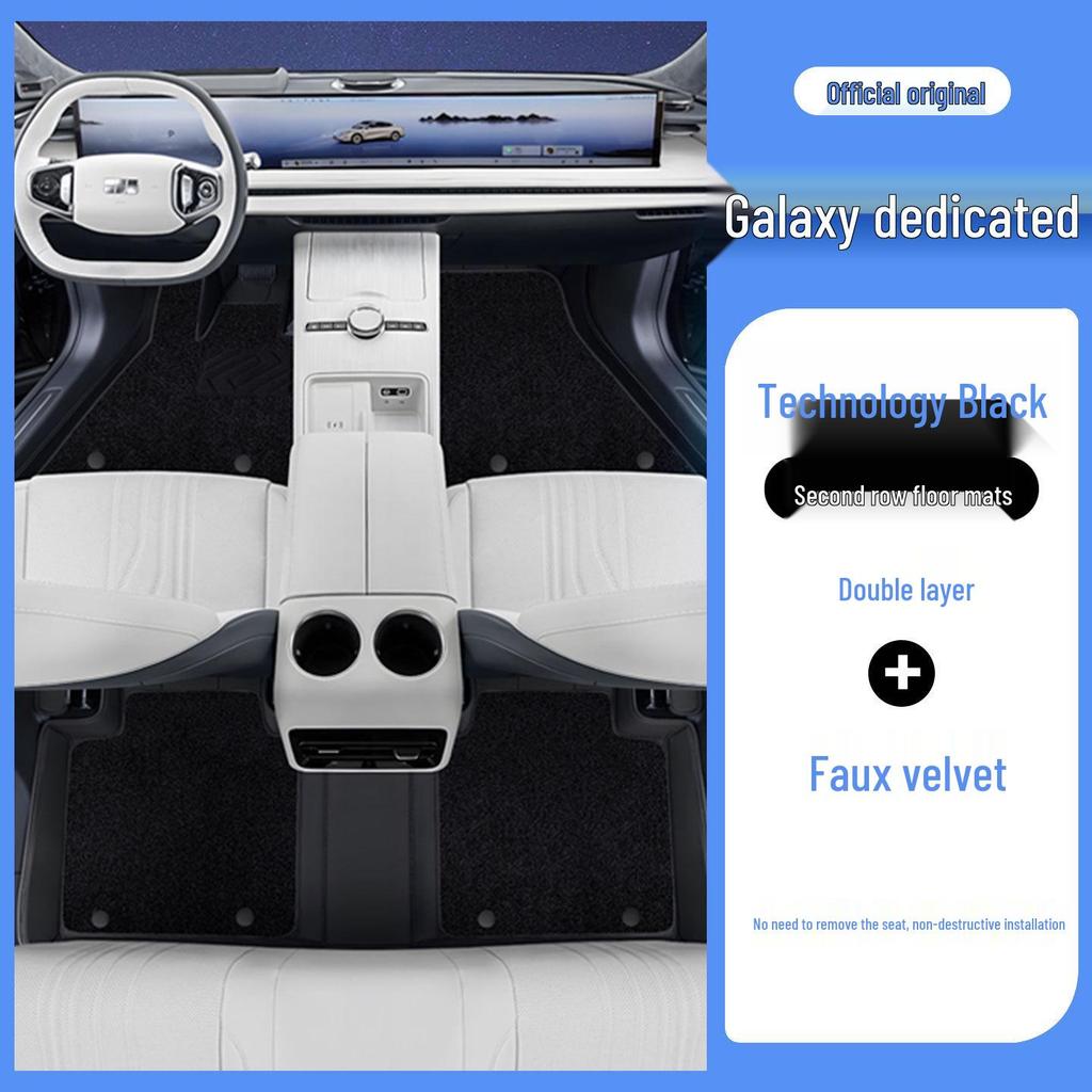 Eco-Friendly Leather Floor Mats for Geely Galaxy E8 – Full Coverage Interior Protection