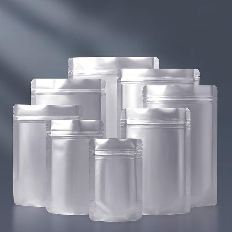 Pure Aluminum Foil Sealed Bag, Light Proof, Moisture-proof, Odor Proof, Self Sealing, Cat Food, Tea Snacks, Medicinal Materials Packaging Bag