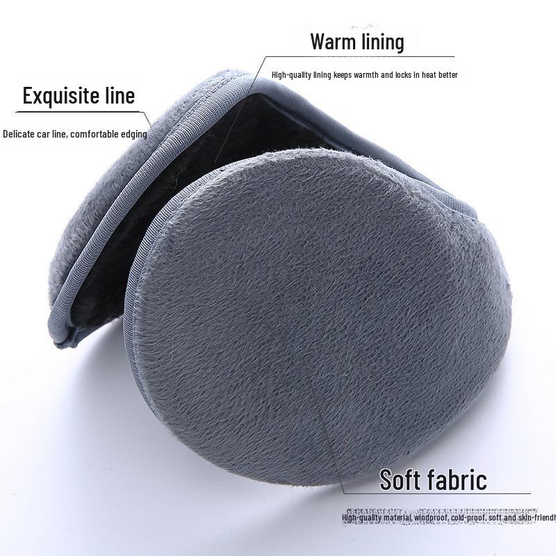 Solid Color Winter Earmuffs - Warm Ear Protection for Men and Women, Antifreeze Ear Warmer