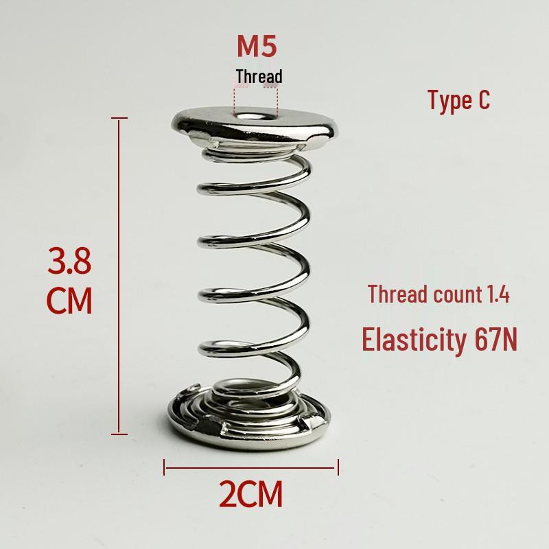 

M5/M6 Vibration Damping Spring for Dispensing Machine: Impact-Resistant Air Pump Compressor, Manganese Steel, Stainless Steel.