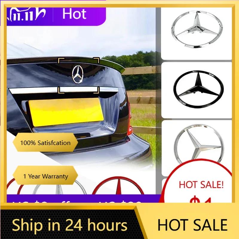 C200 E200 Für Mercedes Benz Für Mercedes Benz C177 CLA Baujahr 2014-2019 3D ABS Silber/Schwarz Auto Heck Heckklappe Emblem Abzeichen Aufkleber