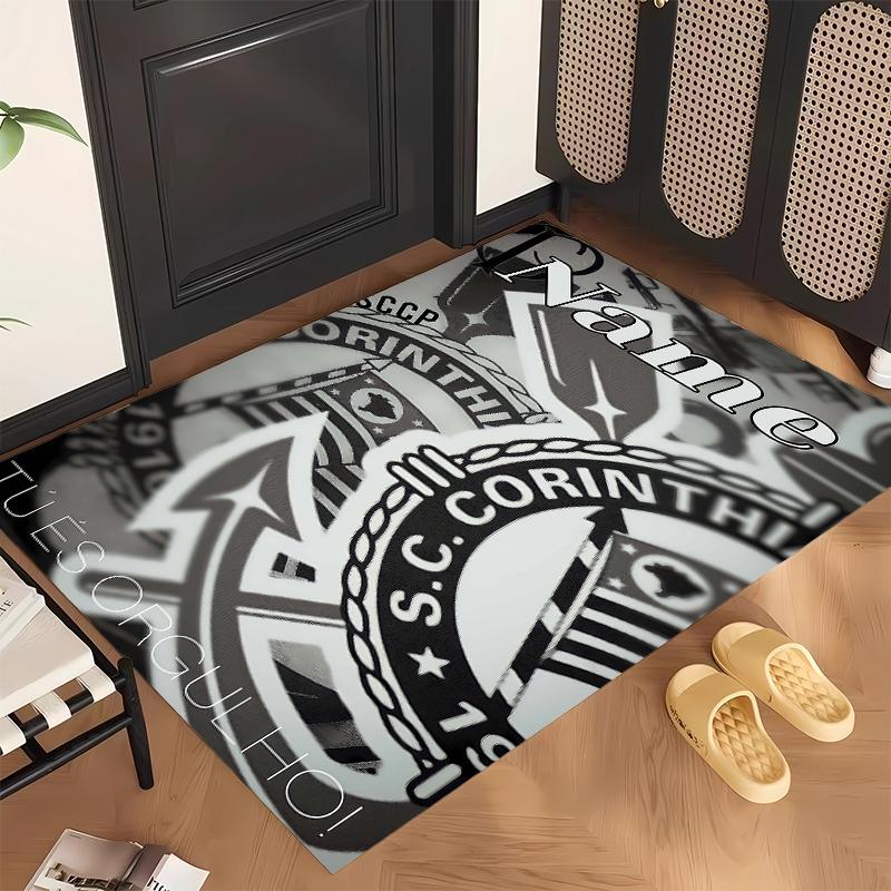 Sport Club Corinthians Paulista (1) Personalisierter Name Büro Teppich Stilvolle Dekoration für Wohnzimmer Schlafzimmer Küche