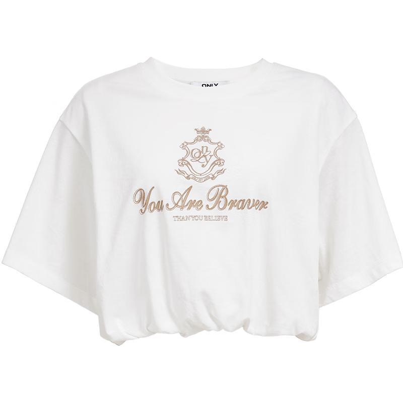 ONLY Women s Letter Print Short Sleeve T-Shirt 2XL