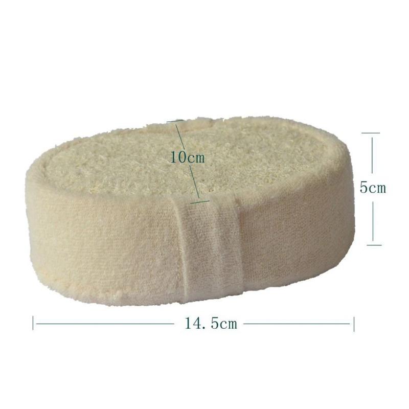 1PC Thickened Natural Loofah Bath Sponge - Healthy Shower Rub Whole Body Massage Brush Hot Sale Exfoliating Bathing Sponge