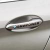X5 B4 For BMW M 4PCS Car badge For BMW Power Decal Car Door Handle Sticker For BMW X1 X3 X5 X6 M3 M5 M6 E46 E39 E90 E60 E36 E39