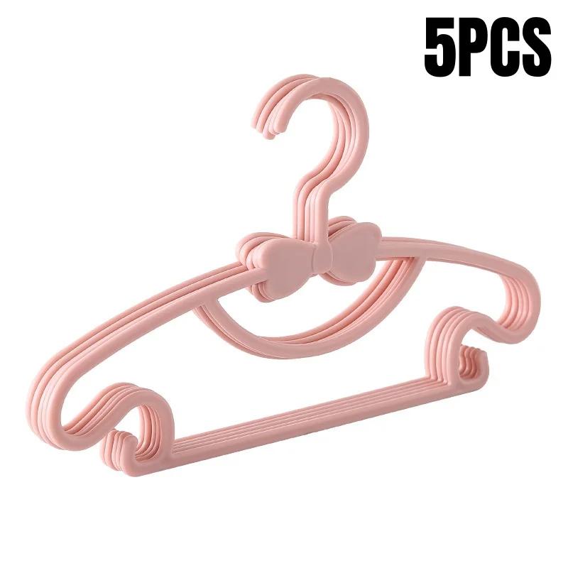 5-50Pcs Baby Hangers Plastic  Clothes  Hanger for Nursery Children Hangers Toddler Infant Portable Coats  Rack Baby clothes Bra