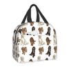 Colección Poodle Cross Bolsa de Almuerzo Aislada para Mujeres Impermeable Labradoodle Sproodle Térmica Refrigeradora Tote para Almuerzo Oficina Escuela