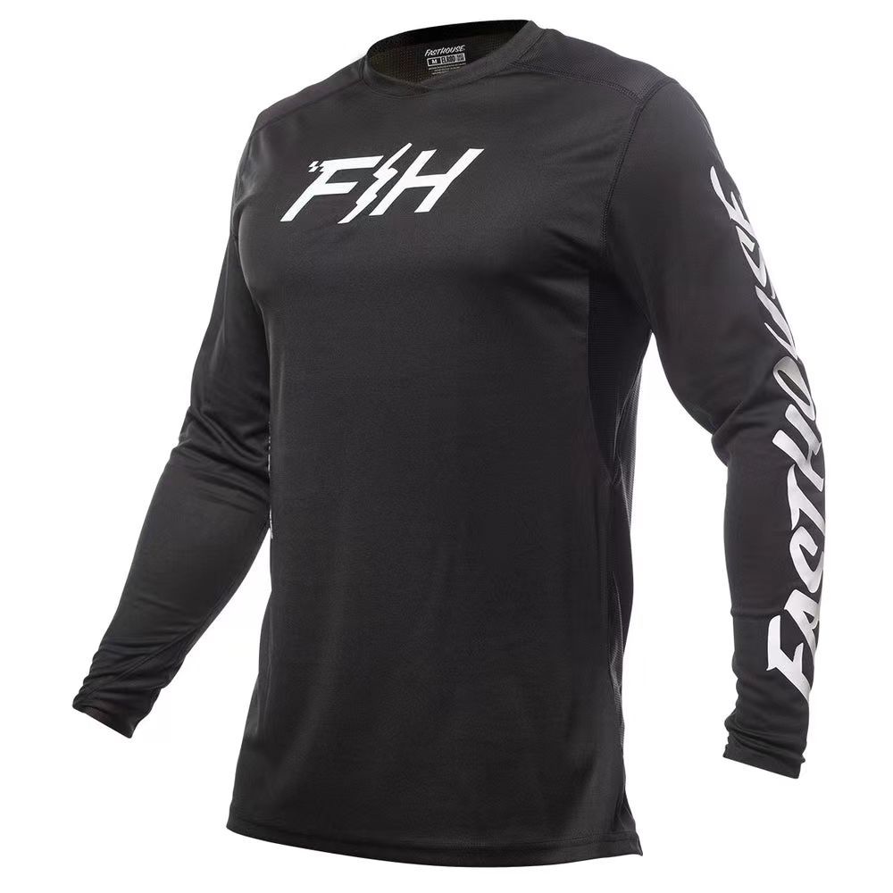 Fasthouse Motorcycle Jersey Racing Jersey Cycling Jersey Cycling T-Shirt Mountain Bike Cycling Speed Downwards Quick-Drying Sweat