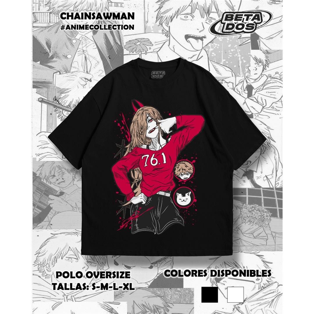 

Chainsaw Man Power Graphic T-Shirt Men Women Oversized Y2k Streetwear Short Sleeve Manga T-Shirt Female Male Clothing Fashion Soft Tee Shirt XXXL помаранчевий