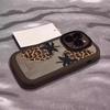Advanced Leopard Print Suitable for Apple 16promax Mobile Phone Case Painted IPhone 15pro Puff 14 Silicone
