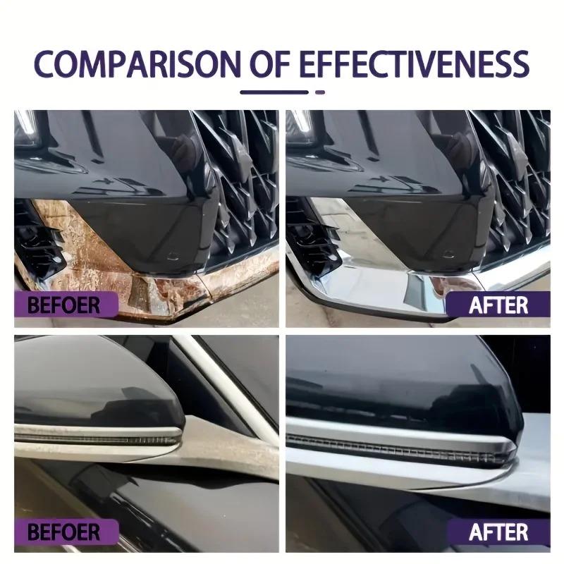 Chrome Parts Restoration Cream Rapid Rust And Stain Removal Body Appearance Improvement Original Gloss Recovery