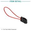 ACROPIX DC Car Auto Universal Inline Standard Style Fuse Holder with 30A Fuse,Black 2pcs