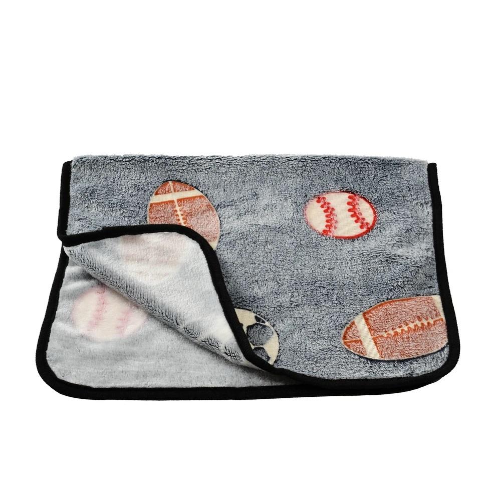 Soft Fluffy Pet Hamster Blanket Cute Bone Print Sleep Mat For Small Animals Warm Cozy Puppy Kitten Rabbit Guinea Pig Bed Mat