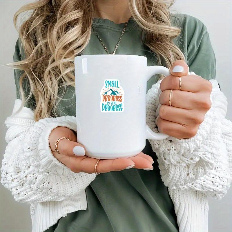 Small Progress Is Still Progress Sticker, Motivational Sticker, Encouraging Gift, Gift For Hikers, Car Decal, Laptop Decal, Clear Decal