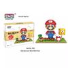 Scene Raccoon Mario Building Blocks Ornament - Educational DIY Interlocking Toy Gift.