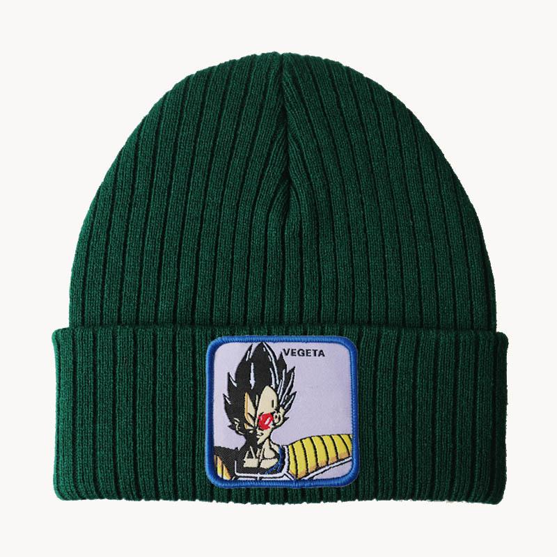 Anime Cartoon Dragon Ball Series Knitted Hat, Woolen Hat, Hip-Hop Ski Pullover Hat, Gohan Goku for Men and Women