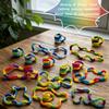 Tangle Fidget Toy Colorful Silent Smooth Non-Toxic Twistable Stress Relief Sensory Tool For Adhd  Focus Training Adults