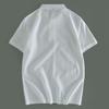 Men's Summer Cartoon Embroidered Polo Shirt, All-Cotton Business Casual Short-Sleeve T-Shirt, Export Surplus Stock