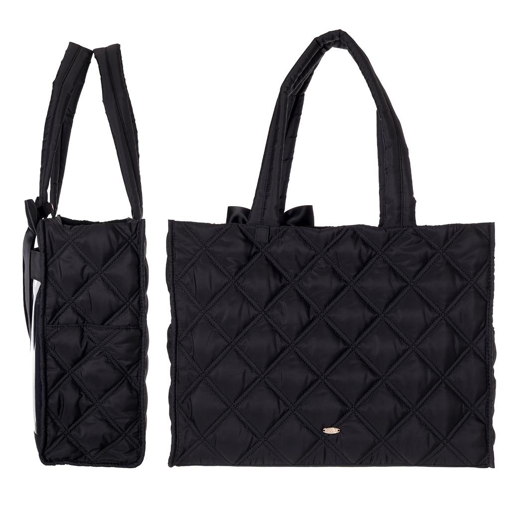 Osel 250020 Mineed by Tote Bag, Carry-on Compatible, 32.5 x 44 x 13cm, with Clear Pocket for Oshi (Oshi) Design, Available in 3 Colors (Black)