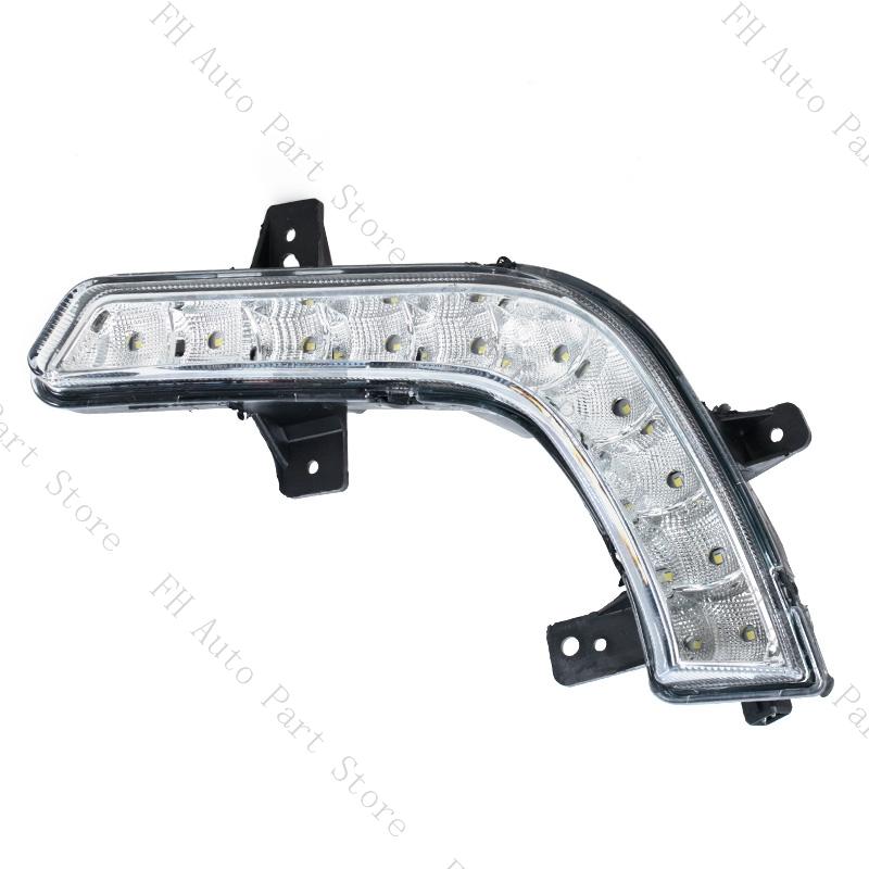 Foglamp Foglight For Geely GC6/MK 2016 2017 2018 2019 LED Front Bumper Fog Light DRL Daytime Running Drive Lamp