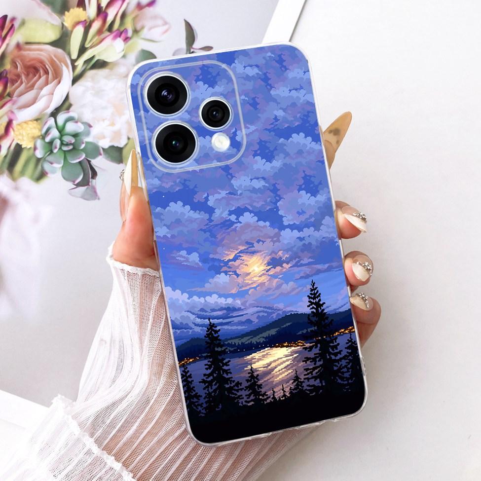 Transparent For Oppo Reno15 Cover Luxury Cute Cat Fashion Butterfly Cool Painted Bumper Casing For Oppo Reno15 5G CPH2825 Case
