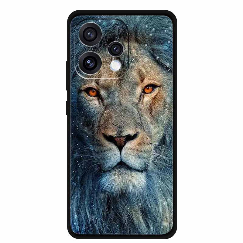 

Для Oppo Reno 15 15c Чохол Свіжа Квітка М який Силікон ТПУ Чохли для Телефону для Reno15 Reno15C Ударостійкий Крутий Вовк Тварини Захисний For Reno 15C